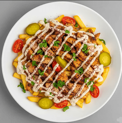 61- Chicken Shawarma Loaded Fries 