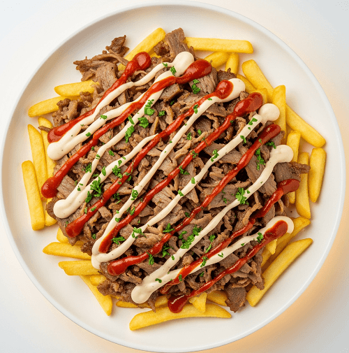 62-lamb Shawarma Loaded Fries 