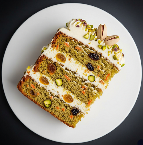 Pistachio Rose Milk Cake 