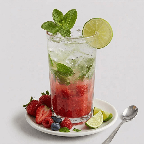Berry Mojito Mocktail 