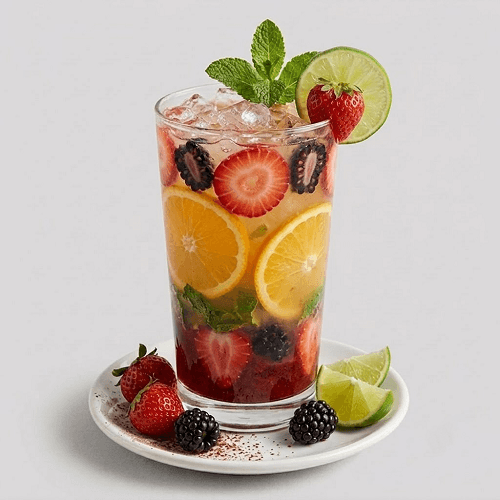 Orange Berry Mocktail 