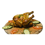 18. Roasted Chicken With Bread & Salad 